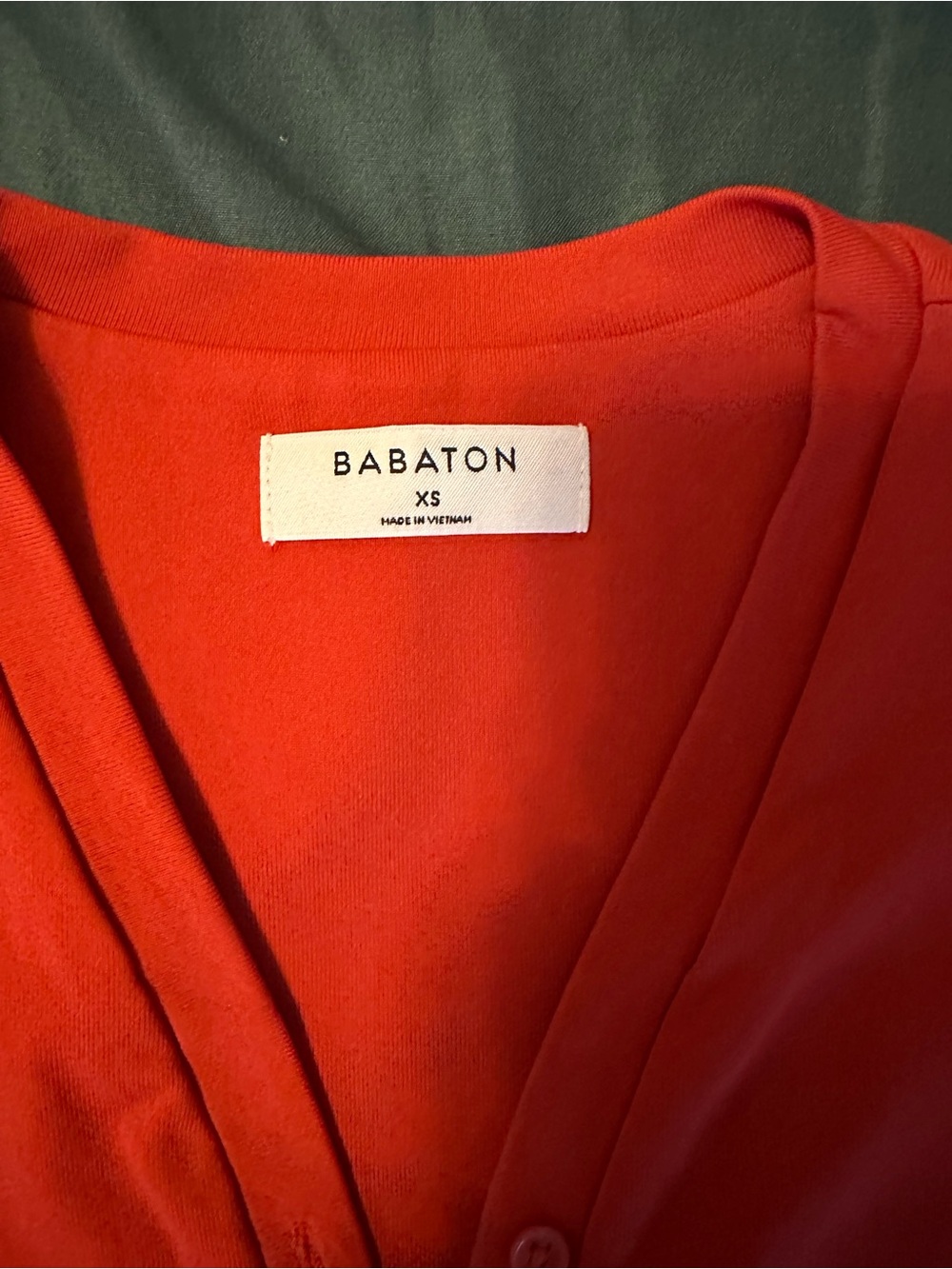 Red Babaton Contour Button Bodysuit NWOT